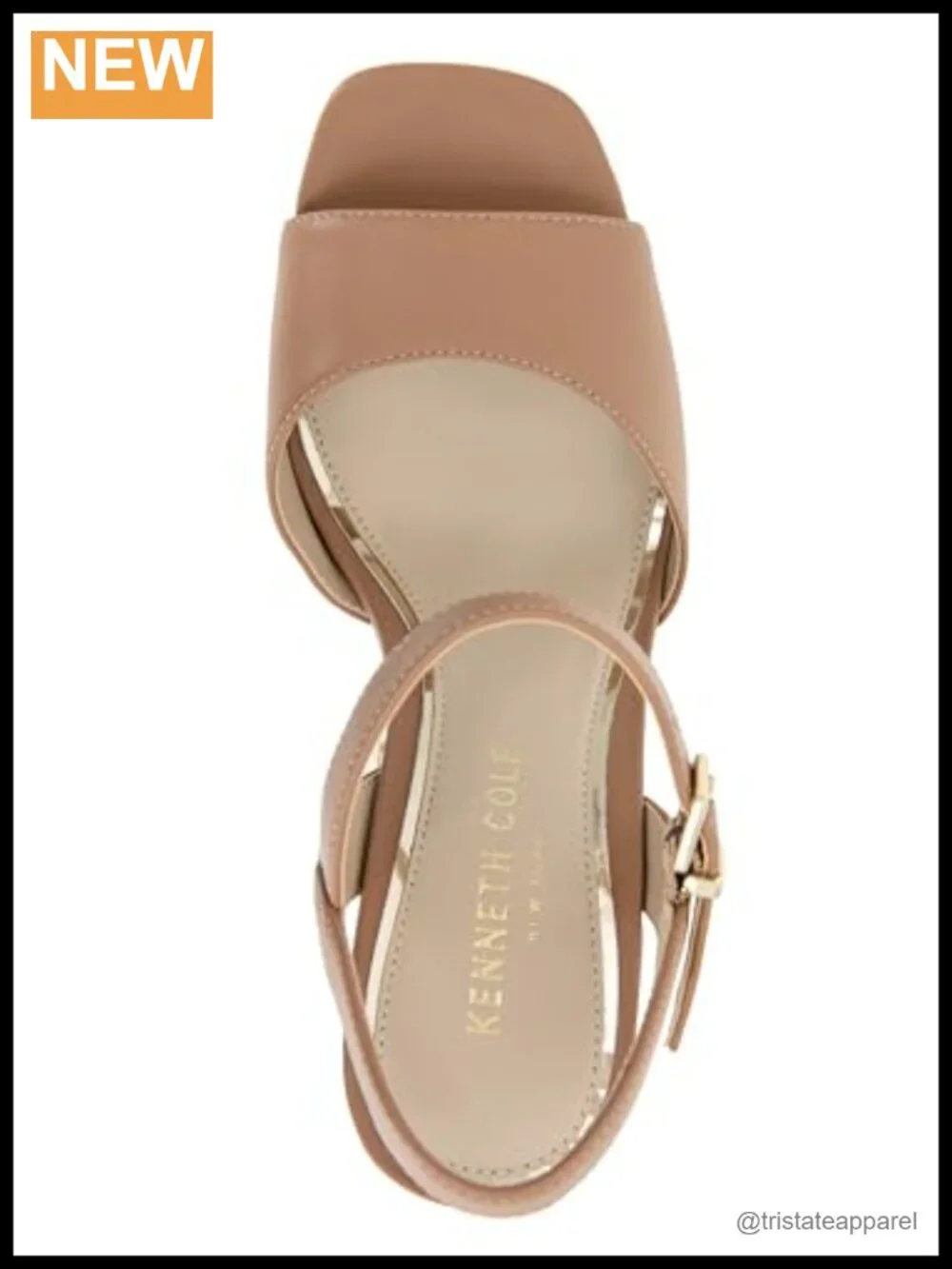 Kenneth Cole New York Dolly Studs Leather Platform Sandals